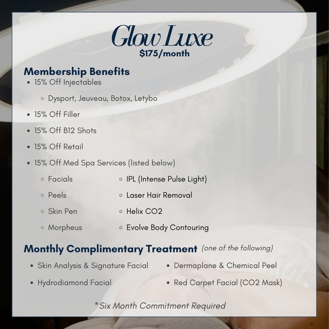 Glow Luxe Membership (6 Month Package)